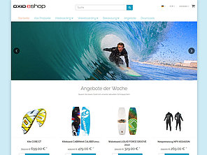 OXID Frontend Screenshot